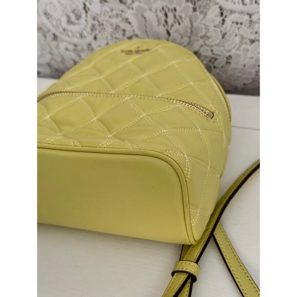 Kate Spade Natalia Mini Convertible Backpack Frosty Lime Leather EUC main image 13
